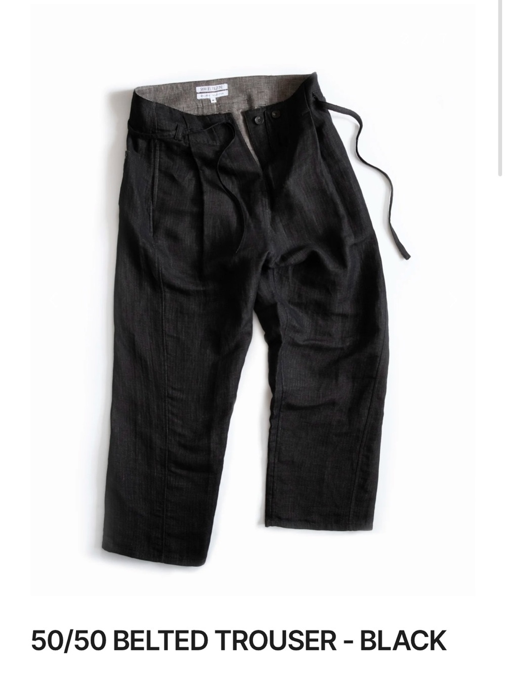 Samuel Falzone Linen Pants